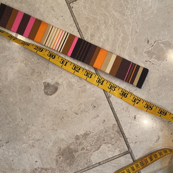 Striped adjustable belt from AS Designs. - Picture 3 of 5